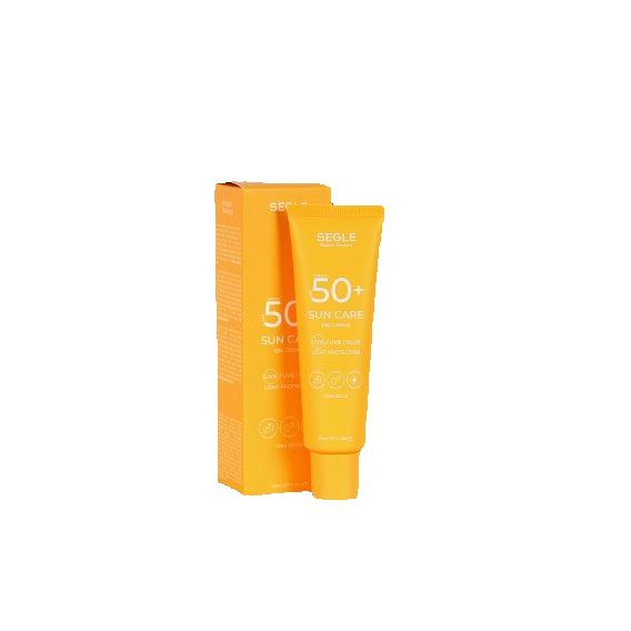 SEGLE Solar Gel Crema Facial SPF50+ Protección solar facial SPF50+ para todo tipo de pieles