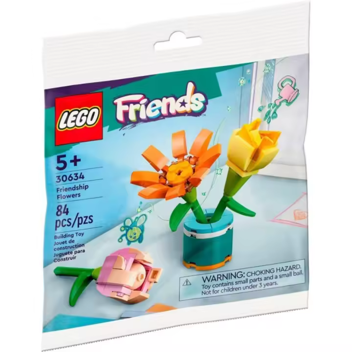 LEGO FRIENDS - FLORES, 30634, TIENDA CON LICENCIA OFICIAL, PRODUCTO CON LICENCIA OFICIAL, ENVIO 24-48 HORAS PENÍNSULA, PIEZAS, BLOQUES, BRICKS, JUGUETES, 100% ORIGINAL - 1