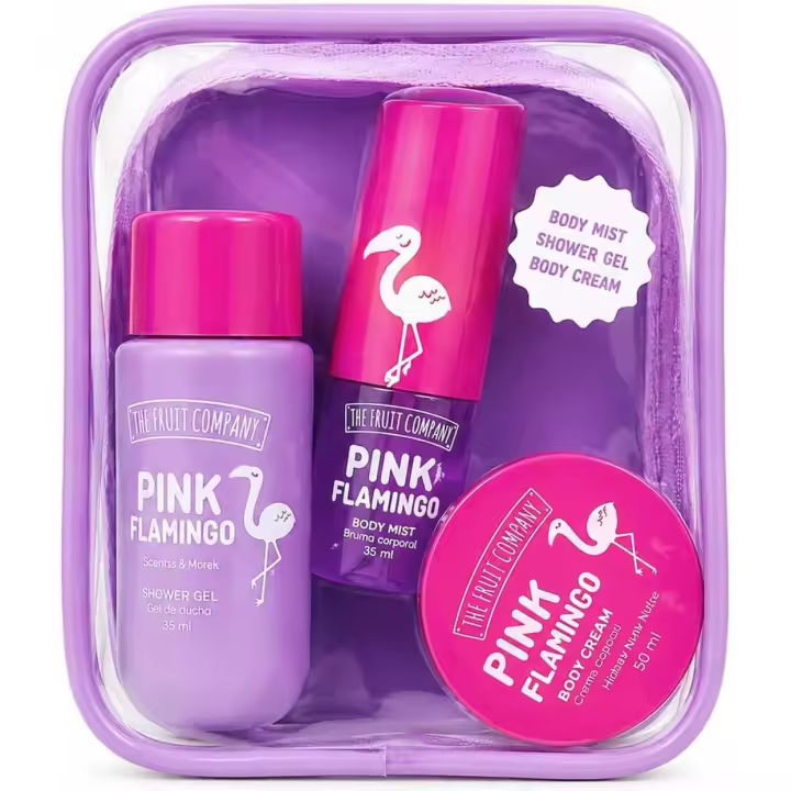 THE FRUIT COMPANY Set Pink Flamingo – Gel 100 ml + Crema 50 ml + Bruma 35 ml - 1