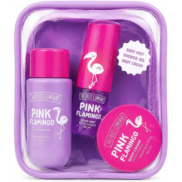 THE FRUIT COMPANY Set Pink Flamingo – Gel 100 ml + Crema 50 ml + Bruma 35 ml - 1