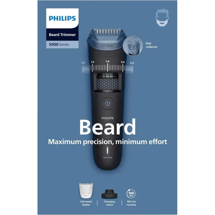 Philips Recortadora de barba series 5000 - BT5780/15 - 1