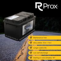 Batería de coche 74 Ah 680 Amp RC PROX, + 20% de Potencia de Arranque. 24 Meses de GARANTÍA. Medidas: 278 Largo 175 Ancho 190 Alto. Fabricante Lider Europeo. - details 1
