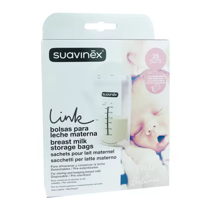 Suavinex almacenaje leche materna 25 unidades - 1