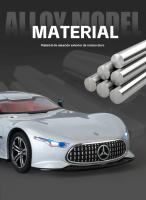 Coche De Modelo Deportivo AMG De Aleación Con Sonido Y Luz Regalo Adecuado Para Niños Decoración De Mesa a Escala 1:24 Para Jóvenes - details 3
