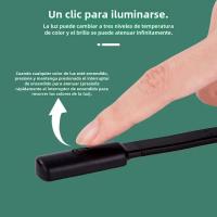 Luz De Lectura LED Portátil Y Recargable Con Lampara Para Libros Clamp Para Camping Viajes Y Estudio Luz De Lectura - details 4