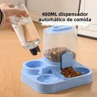 Tazón De Alimentos Para Mascotas Con Capacidad Grande Y Dispensador De Agua Alimentador Automático Para Gatos Y Perros Suministro De Alimentos Para Animales De Compañía - details 3