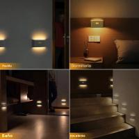 Luz Noturna LED Con Sensor De Movimiento Recargable Lámpara De Pared Y Armario Para Dormitorio Corredor Camping Verano - details 5