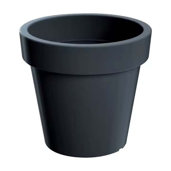 Maceta Prosperplast LEXO ROUND 92L Antracita para Jardín - 1