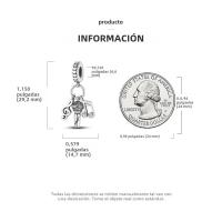 Encantos De Viaje Para Café Plata Charms Para Perros Y Gatos Corazón De Cuentas Adecuados Para Pulsera Original DIY Tendencia Clásica Vintage Romántica - details 495