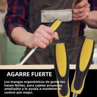 Juego De 9 Piezas De Taladro De Madera Para Carpintería Profesional Herramientas DIY Juego De Cincel De Grabado De Madera Con Mango Redondo Material De Hoja De Acero Cromo-vanadio - details 5