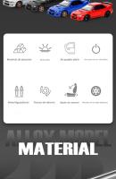 Coche De Deportes Subaru Impreza JKM 1:32 En Miniatura De Aleación Con Sonido Y Luz Vehículo Diecast Metal Juguete Para Niños - details 1