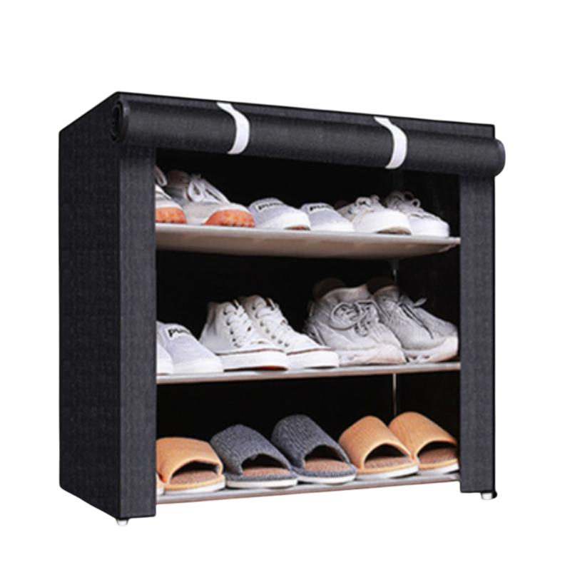 Zapatero con cubierta de tela, estantes Organizadores de calzado de 4 - 10 niveles, amario estante organizador de zapatos, PARA 9 -27PARES ZAPATOS