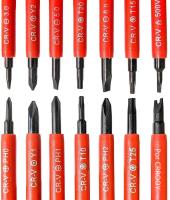 Juego De Destornilladores Aislados VDE 14 Piezas Con Kit De Bits De Encabezados Cruciformes Y Martillo De Prueba Herramientas Eléctricas - details 3