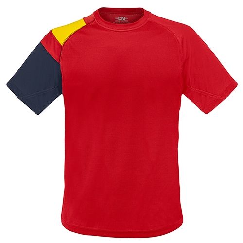 Camiseta Bandera España 100% Poliéster técnico