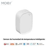 Sensor Inteligente De Temperatura Y Humedad MOES Tuya Zigbee Para Interior Monitoreo Por APP Compatible Con Alexa Y Google Home Batería Recargable - details 1