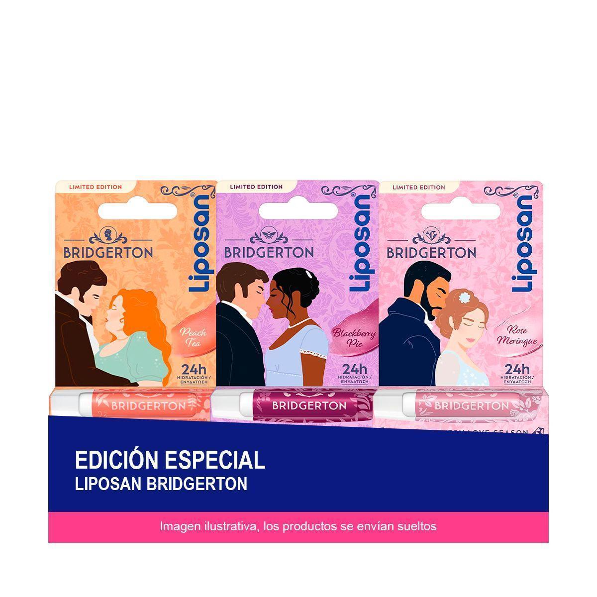 LIPOSAN x BRIDGERTON Edición limitada - Contiene colores rosa, melocotón y mora