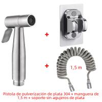 Juego De Rociador De Bidet Portátil En Acero Inoxidable 304 Con Regleta De Ducha Para Inodoro Roce Vertical Autolimpieza Montaje En Pared - details 12
