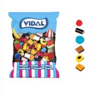 VIDAL Licorice AllSorts Regaliz bolsa de 1 Kg Mix de regaliz originalmente sabor a limón,mora,fresa,naranja,chocolate SABOR GARANTIZADO - details 2