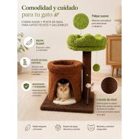 COTTECOTA- Rascador Árbol de ensueño con Cueva para Gatos – 50×35×55 cm - details 1