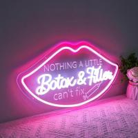 Luz Neón LED "Nothing a Little Botox & Filler Lips" Para Decoración De Salón De Belleza Spa Studio Tienda Potenciada Por USB - details 3
