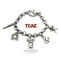 Pulsera "TCAE" AUXILIAR DE ENFERMERÍA. PonteChic - details 0