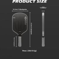 Pala De Pickleball SWORD&SHIELD Con Mecanizado Integrado Calor Núcleo De Polipropileno Césped De Miel Gran Spot Dulce 16MM Grueso Textura - details 8
