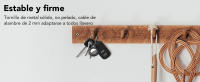 Compatible con Apple AirTag Tag Secure Holder con Cable, 2 Pack Air Tag Lock Funda Llavero Llavero Cubierta Etiqueta de Equipaje para Llaves, Equipaje y más (Negro y Blanco) - details 0