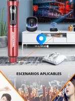 Micrófono Inalámbrico 2 Canales UHF Frecuencia Fija Micrófono Condensador Mano Para Fiesta Karaoke Show Reunión - details 6