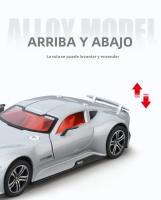 Coche De Modelo Deportivo AMG De Aleación Con Sonido Y Luz Regalo Adecuado Para Niños Decoración De Mesa a Escala 1:24 Para Jóvenes - details 11