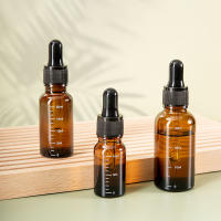 Botella De Agua De Aromaterapia Recargable De Vidrio Ambar Con Escala Y Droso 5ml-100ml Para Repostería Y Viajes - details 4
