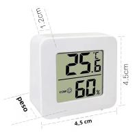 4pcs Termómetro Higrómetro Digital Mini Monitoreo Electrónico LCD Para Interior Y Exterior Uso Doméstico Para Bebés - details 8
