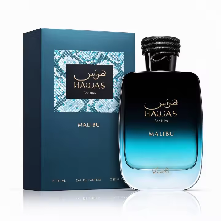 Rasasi Hawas Eau de Parfum 100 ml Hombre y Mujer – Malibu – Perfume Árabe Original Larga Duración - 1