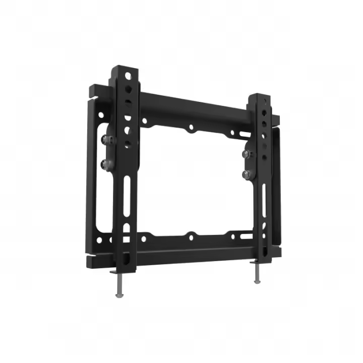 Equip Slim Wall Mount TV Bracket 23"-42" VESA 200x200 Max 35Kg, tiltable design for multiple viewing angles, fits brick, concrete, and wood walls, includes mounting kit, ideal monitor support for LCD/Plasma screens. - 1
