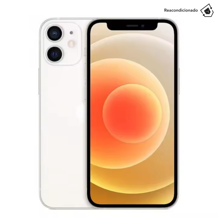 Apple iPhone 12 mini Reacondicionado 13,7 cm (5,4") 64 GB 5G iOS, iPhone 12 mini, 2340 x 1080 píxeles, 64 GB, doble cámara (12 MP + 12 MP), disponible en dos colores | Garantía de 3 años - 1