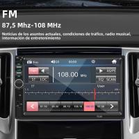 Reproductor Multimedia MP5 Para Coche HIPPBQCC 7 Pulgadas 1 DIN Pantalla Táctil FM ISO Entrada Auxiliar Bluetooth USB Línea De Espejo Autoradio - details 1