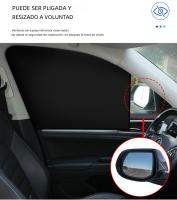 Cortina De Ventana Lateral Para Coche Con Protección Solar Magnética UV Privacidad Personal Anti-Resplandor Verano Auto Sunshade - details 5