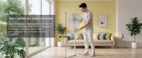 MIDEA Ventilador de Pie de 3 Velocidades y 40W - Ventilador Silencioso con Oscilación 90º y Altura Ajustable - Flujo de Aire Potente 40m3/min, Ligero y Fácil transporte, Cabezal Reclinable - 1 unidad - details 5