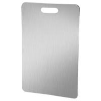 Placa De Corte De Acero Inoxidable 304 De Grado Alimenticio Doble Cara Para Cocina Resistente Al Desgaste Y Fácil De Limpia - details 5