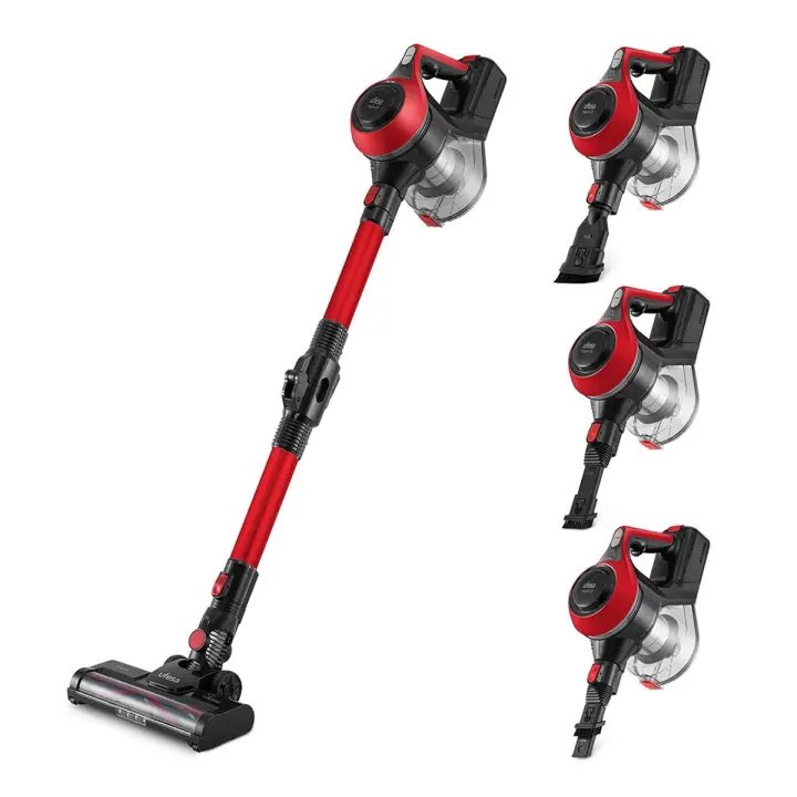 Ufesa - Aspirador escoba Inspire Z3 Digital 22.2V sin cable, succión potente ≥12KPa, 150W, hasta 40 min de autonomía en modo ECO, diseño flex con cepillo motorizado y luz, ideal para suelos duros y alfombras - 1