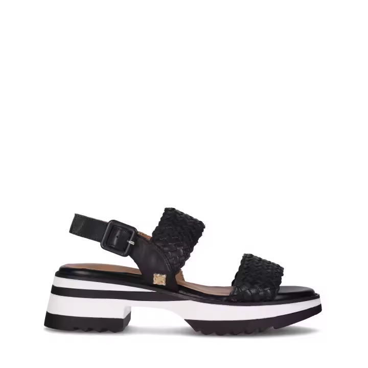 Chika10 ReNature RE PEREGIL 01 Sandalia de Tacón Negro/Black - 1