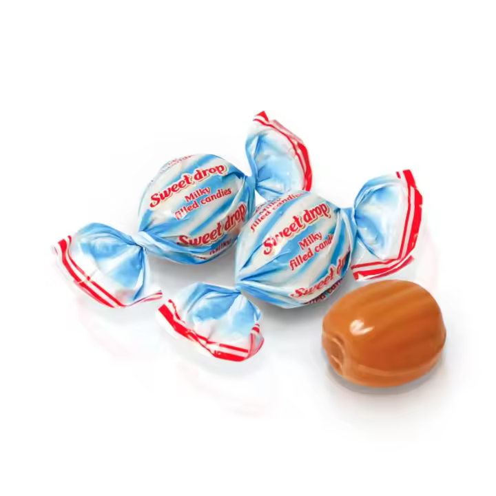 Roshen Caramelo Sweet Drops Relleno de Leche/Crema 1KG - 1