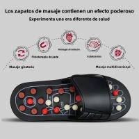Pantuflas De Masaje Para Los Pies Terapia De Acupuntura Reflejo Piedra De Caminar Zapatos Masajeador De Piedra Cobblestone - details 1