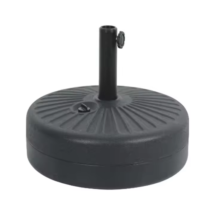 Base lastre parasol polietileno (hdpi) con soporte metálico, material acrílico, melamina, plástico, color multicolor, medidas 51x14 cm Fijalo - 1