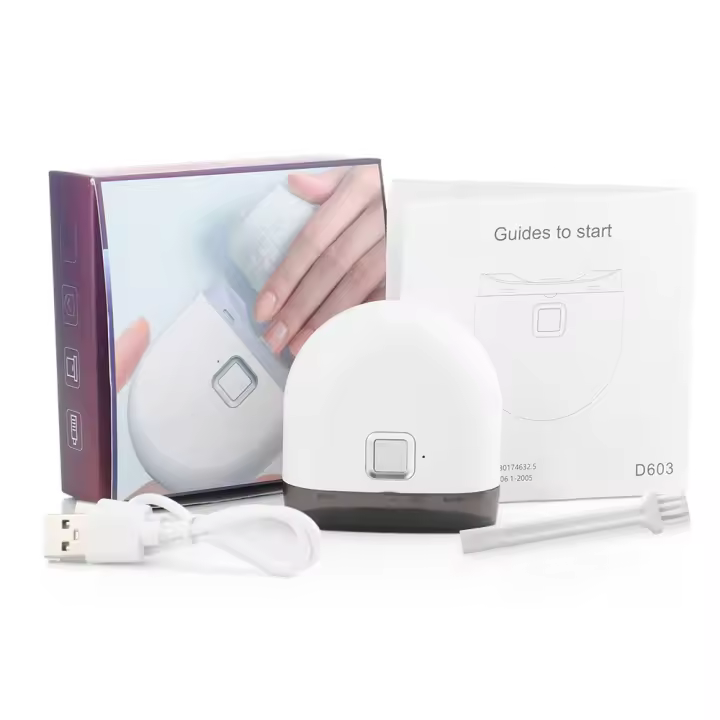 Tijeras Eléctricas De Uñas Con Luz LED 2en1 Amoladora Automática Para Bebés Y Adultos Herramientas De Manicura Mini Para Cuidado De Uñas - 1