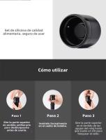 Tapa De Vino De Acero Inoxidable Pulido Premium Con Marcador De Fecha Y Tapa De Plástico Para Botella De Vino Tinto - details 9