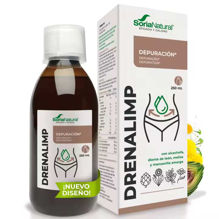 Drenalimp Soria Natural - Bebida Diurética - Botella de 250ml - 1