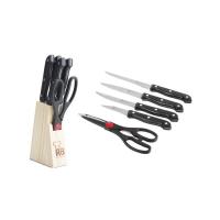 Renberg SET 6PCS Cuchillos y Tijeras de Cocina con Tacoma de Madera - Acero Inoxidable - Colección Bonn - details 1