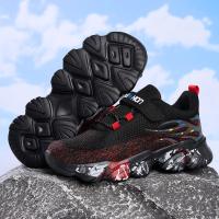 Zapatos Para Niños Y Niñas Transpirables Y Antideslizantes Para Correr Y Escuela Zapatos Deportivos Casuales Para Estudiantes Con Suela De EVA Talla Verdadera - details 4