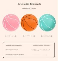 Balón De Bаскеtbalл Silencioso PU Para Niños Juguete Elástico Para Interior Sin Número 5 Y 7 Marca NoEnName_Null Origen China - details 9