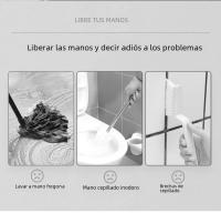 Juego De Rociador De Bidet Portátil En Acero Inoxidable 304 Con Regleta De Ducha Para Inodoro Roce Vertical Autolimpieza Montaje En Pared - details 0